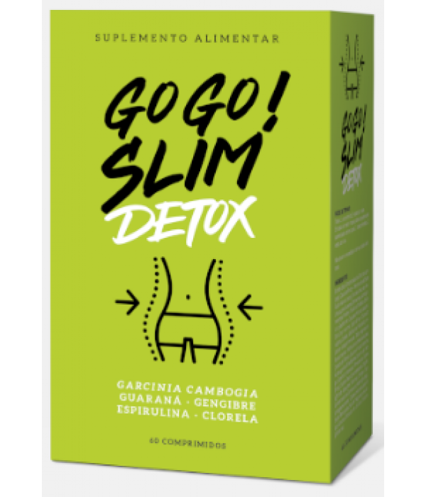 Go Go Slim Detox - 60 Comprimidos - Farmodietica